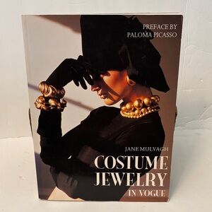 Costume Jewelry In Vogue paperback by Jens Mulvach - preface by Paloma Picasso